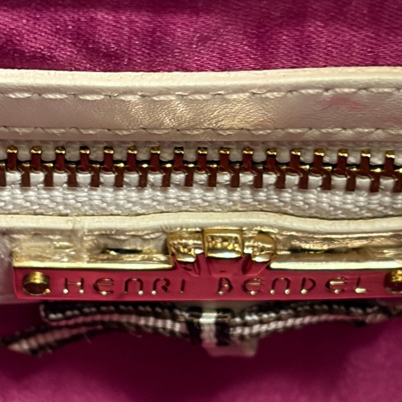 Henri Bendel Purple and Black Striped Women's Bag - Picture 6 of 15